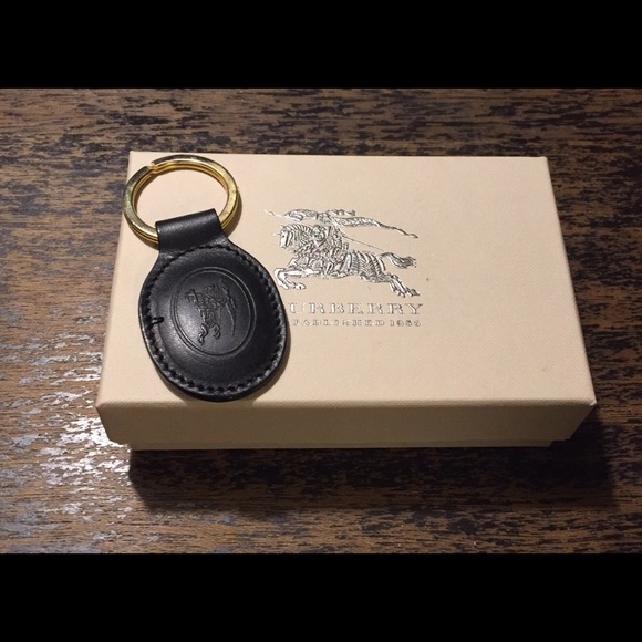 Burberry Leather  Keyring - Picture 1 of 5